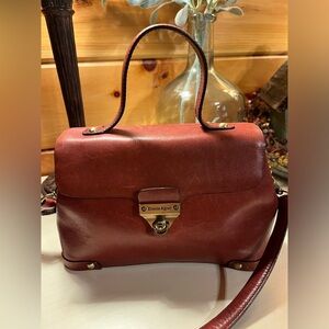 Etienne AIGNER VTG Leather Purse Cordovan 50th Anniversary RARE! EUC!